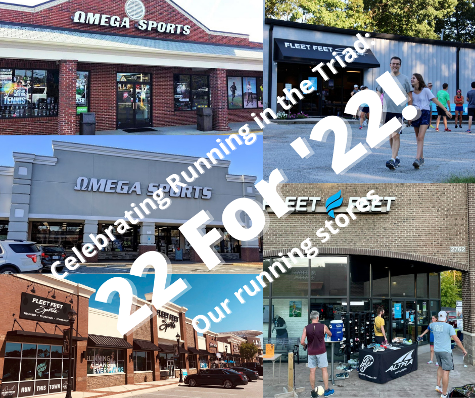 22 For 22! Our running stores