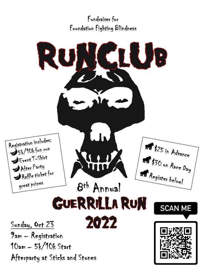 RunClub's Guerrilla Run 8 is Sunday